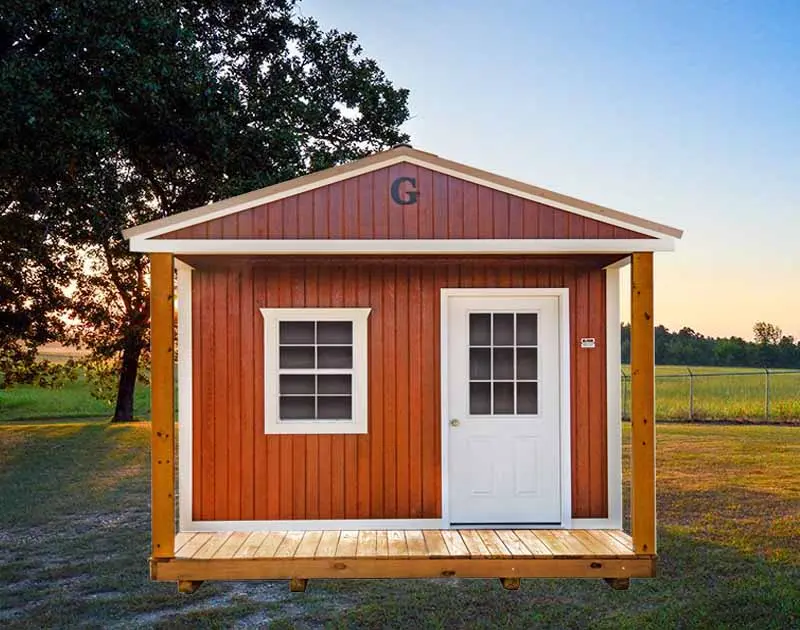 outdoor shed