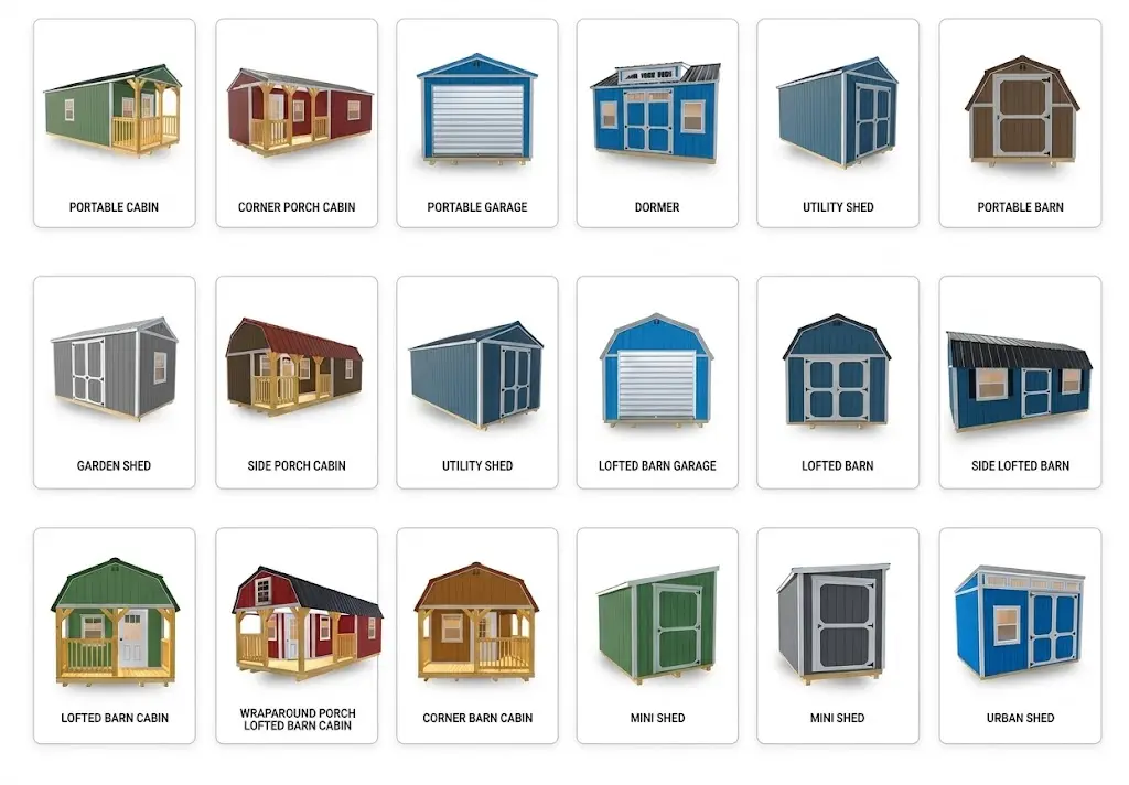 Graceland Portable Sheds for Sale in NC
