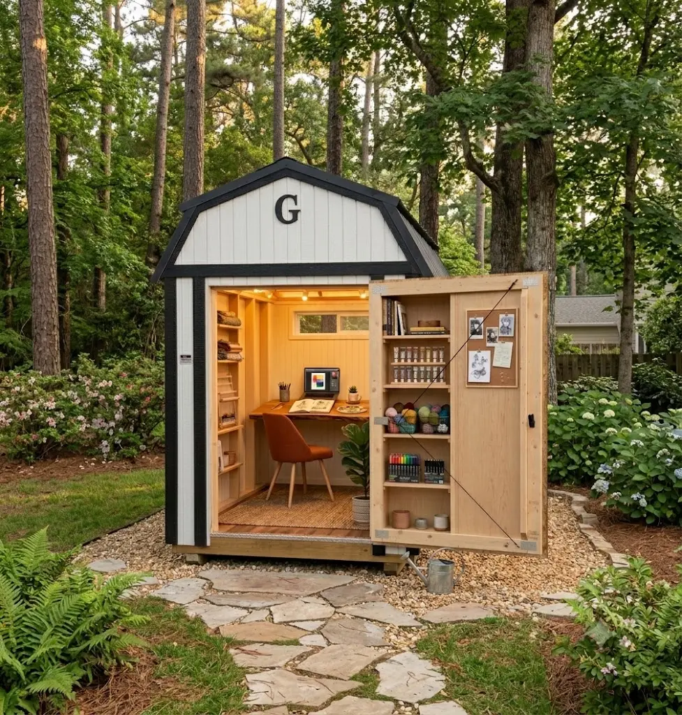Shed Hobby Room