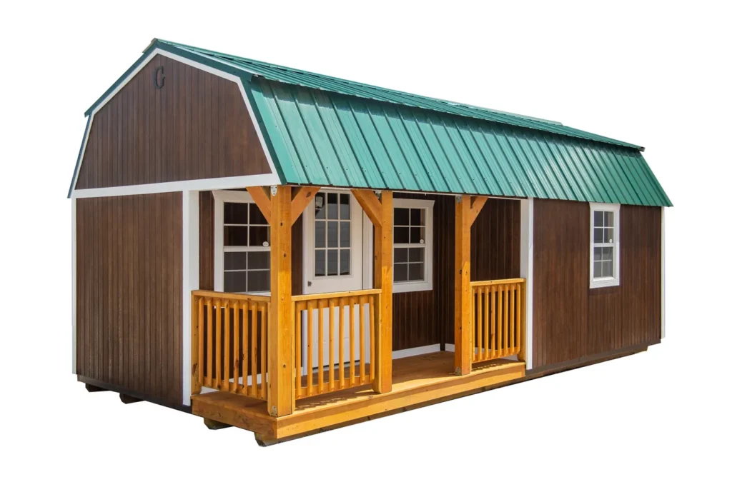 Corner Porch Lofted Barn Cabin for sale in North Carolina