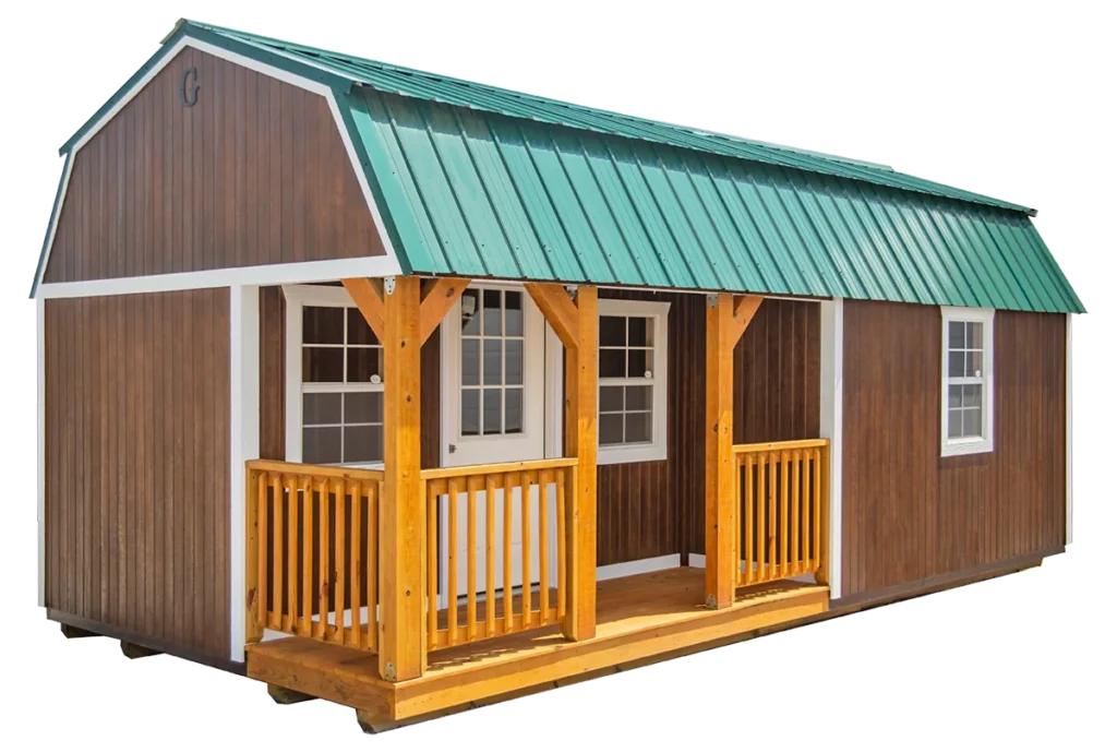 Corner Porch Lofted Barn Cabin for sale in North Carolina
