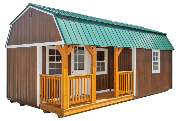 Corner Porch Lofted Barn Cabin for sale in North Carolina