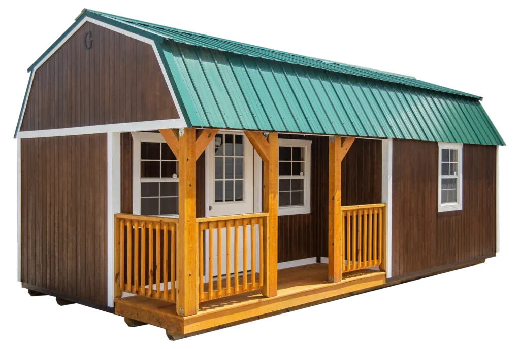 Corner Porch Lofted Barn Cabin for sale in North Carolina