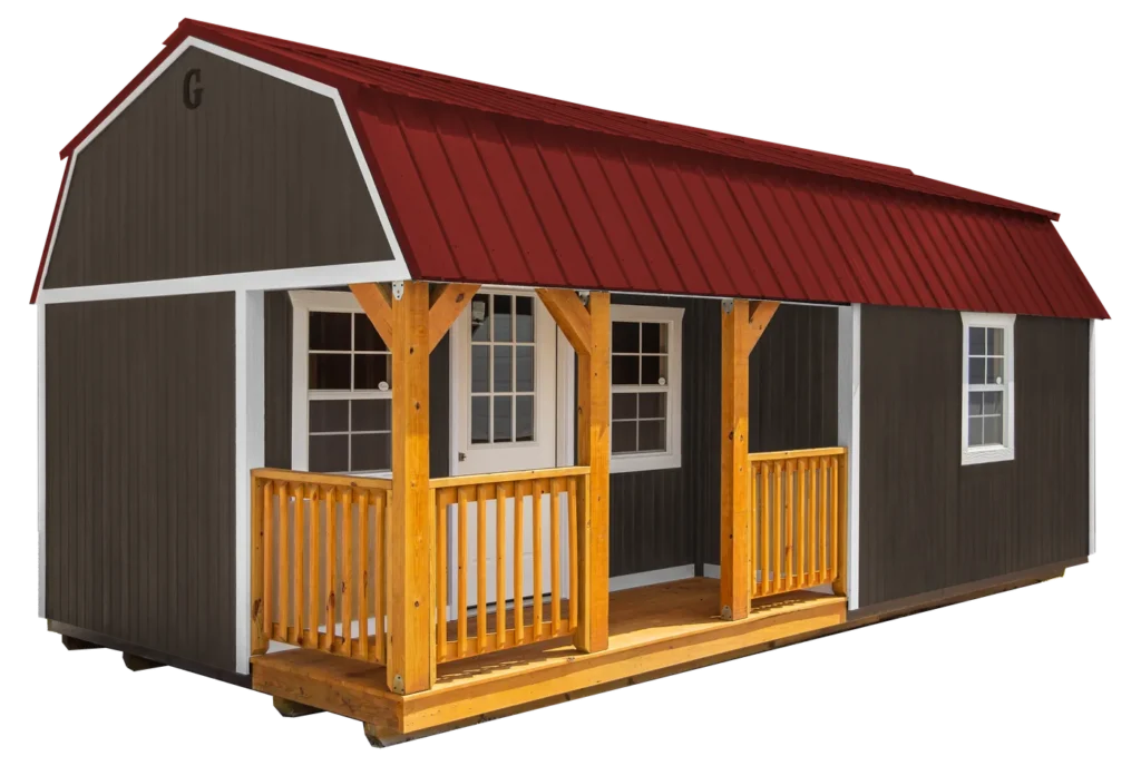 Corner Porch Lofted Barn Cabin for sale in North Carolina